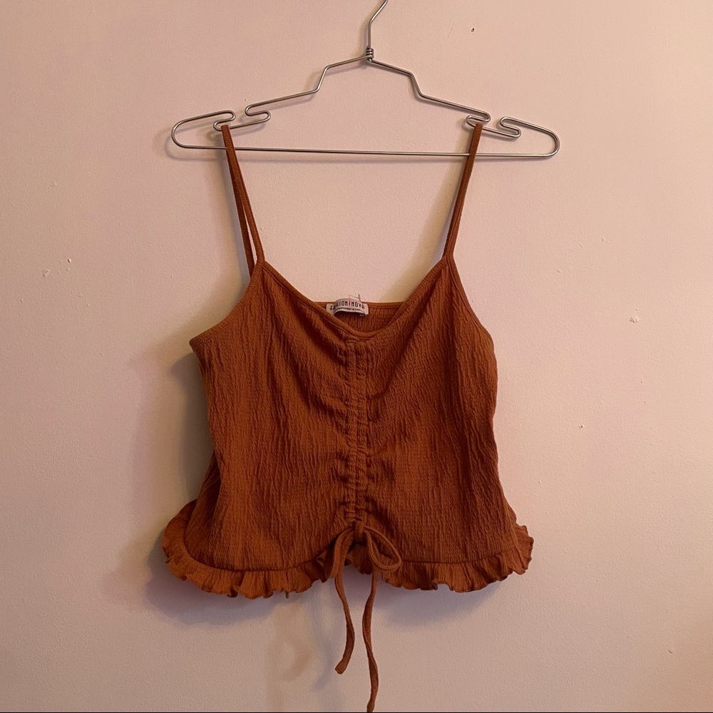 Fashion Nova Ruffled Crop
